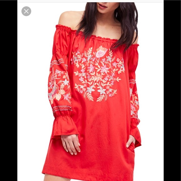 Free People Dresses & Skirts - Free People Fleur Du Jour Shift Dress - NEW